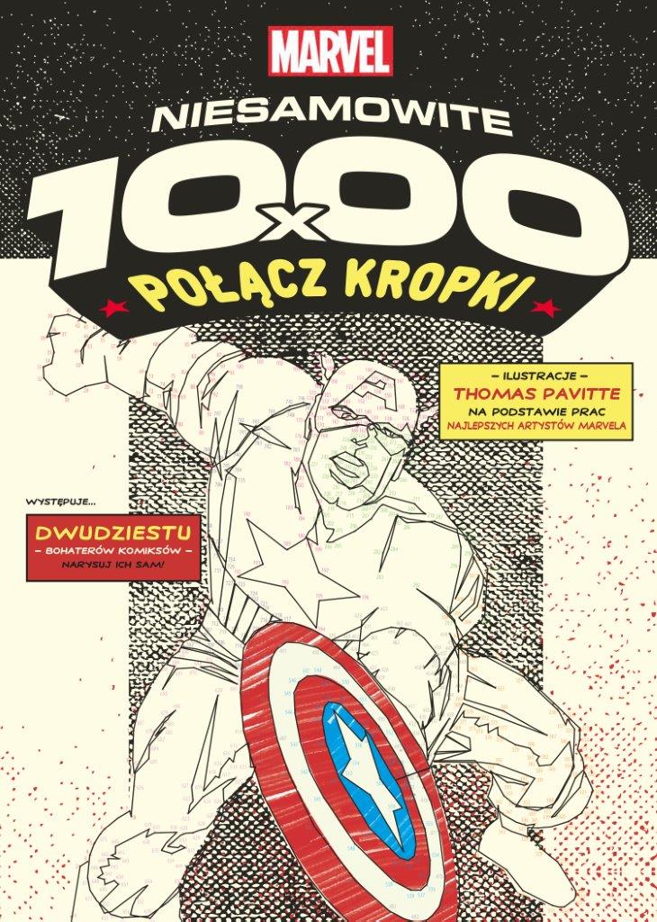 Połącz kropki - Superbohaterowie Marvela okładka