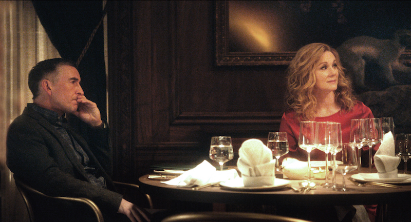 Kard z filmu The Dinner / Fot. materiały prasowe the dinner Steve Coogan Laura Linney