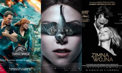 Zdjęcie okładkowe wpisu: Na co do kina? Zimna wojna, Jurassic World: Upadłe królestwo, Thelma