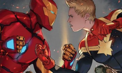 Zdjęcie okładkowe wpisu: Captain Marvel i Iron Man na nowym fanowskim plakacie Avengers 4!