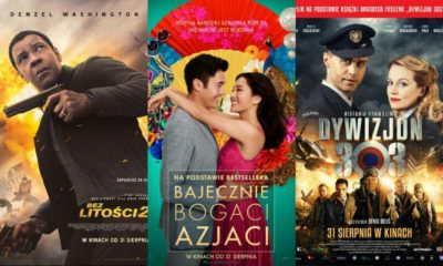 Zdjęcie okładkowe wpisu: Na co do kina? Bez litości 2, Dywizjon 303. Historia prawdziwa, Bajecznie bogaci Azjaci