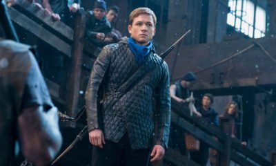Zdjęcie okładkowe wpisu: Taron Egerton na nowym zdjęciu z filmu o Robin Hoodzie!