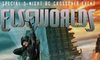 Zdjęcie okładkowe wpisu: Elseworlds – drużyna superherosów na plakacie