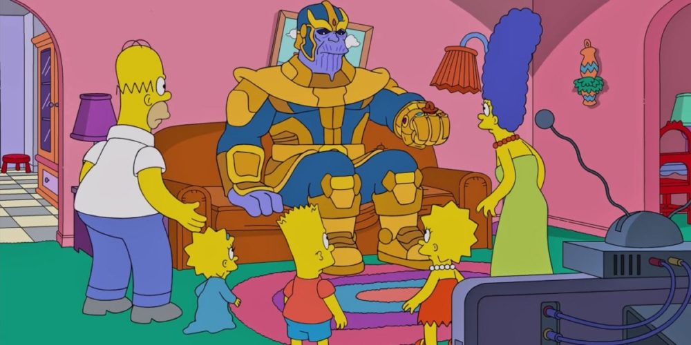 Zdjęcie okładkowe wpisu: Thanos z wizytą u Simpsonów!