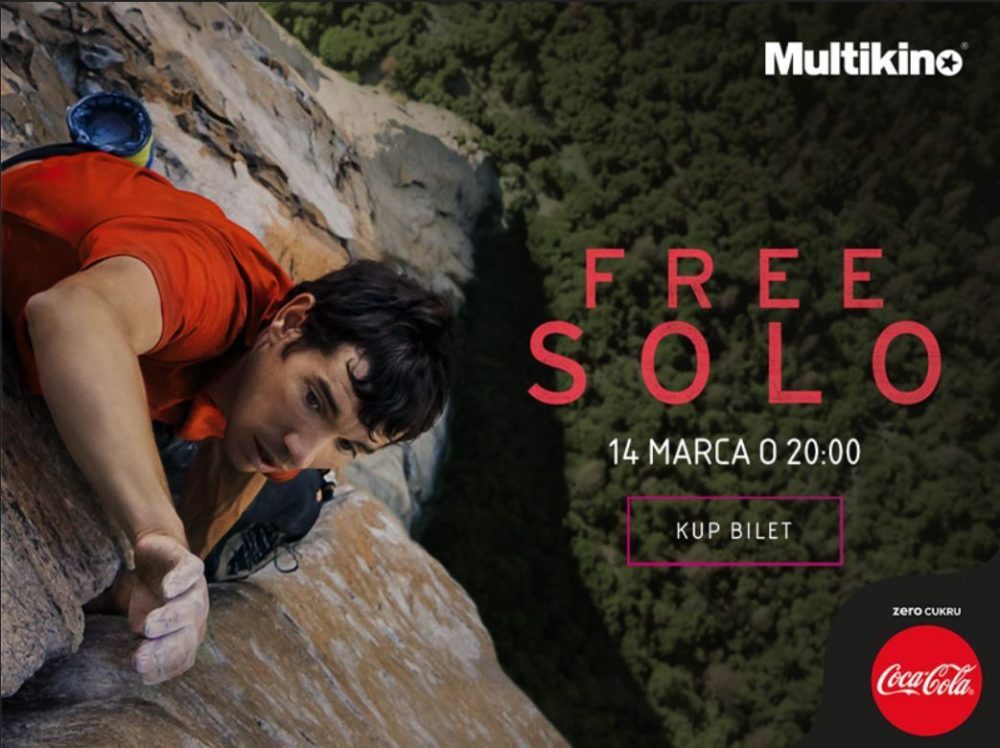 Zdjęcie okładkowe wpisu: Oscarowy Free Solo 14 marca w Multikinie!