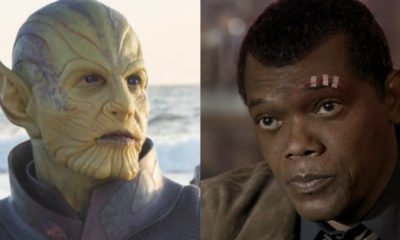 Zdjęcie okładkowe wpisu: Kapitan Marvel – Nick Fury jako Skrull na grafikach koncepcyjnych?