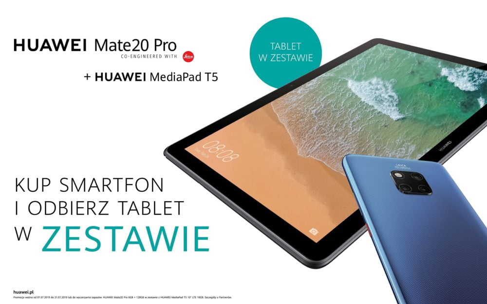 Zdjęcie okładkowe wpisu: Huawei MediaPad T5 10 16G LTE – w zestawie przy zakupie smartfona Mate 20 Pro