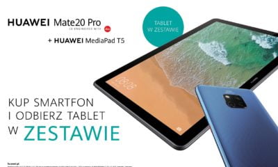 Zdjęcie okładkowe wpisu: Huawei MediaPad T5 10 16G LTE – w zestawie przy zakupie smartfona Mate 20 Pro