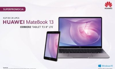 Zdjęcie okładkowe wpisu: Huawei MateBook 13 w zestawie z tabletem Huawei MediaPad T3 8” LTE