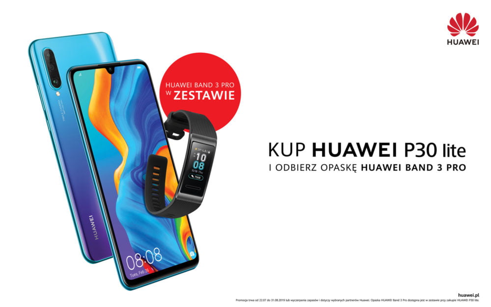 Zdjęcie okładkowe wpisu: Kup Huawei P30 lite i otrzymaj sportową opaskę gratis