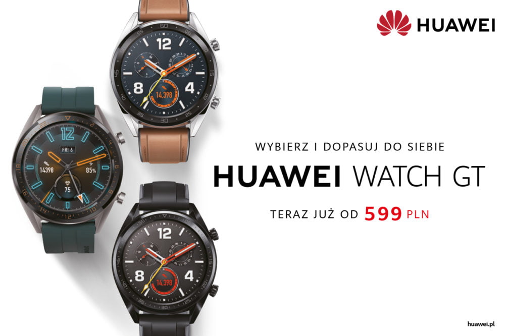 Zdjęcie okładkowe wpisu: Nowe ceny smartwatchy Huawei Watch GT