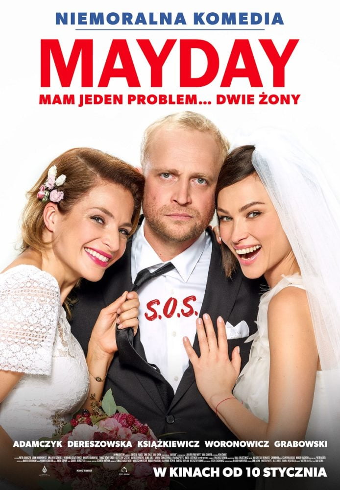 Mayday – recenzja komedii z Adamczykiem i Woronowiczem!