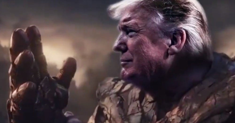Zdjęcie okładkowe wpisu: Donald Trump jako Thanos! Kontrowersyjna kampania prezydenta USA