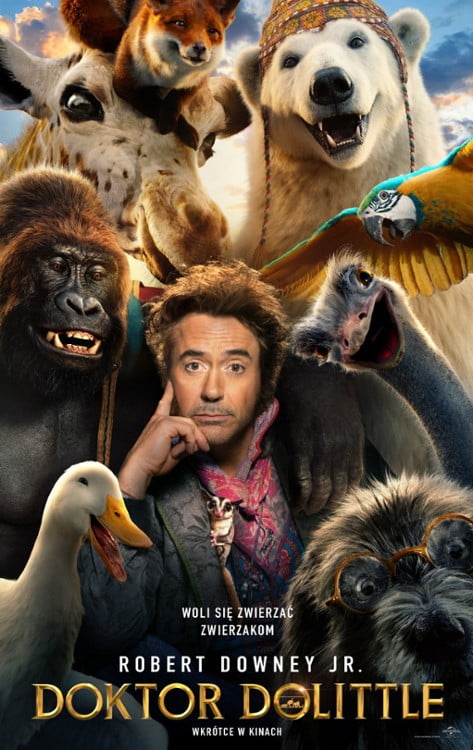 Doktor Dolittle – recenzja filmu familijnego z Robertem Downeyem Jr.