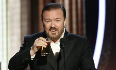 Zdjęcie okładkowe wpisu: Złote Globy 2020 – Ricky Gervais zaszarżował jako prowadzący gali. Są kontrowersje
