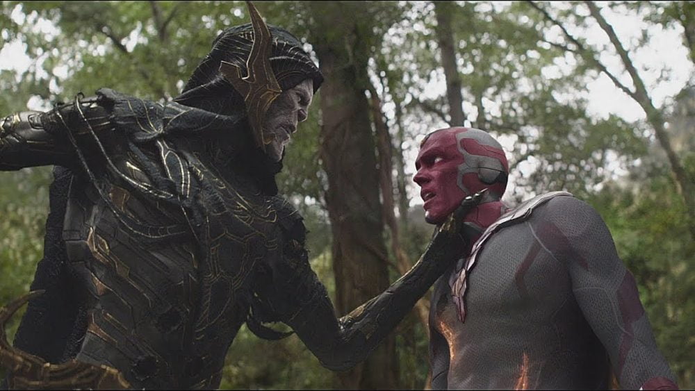 Zdjęcie okładkowe wpisu: Avengers: Wojna bez granic – Vision wyrywa serce członka Czarnego Zakonu w alternatywnej scenie!