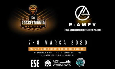 Zdjęcie okładkowe wpisu: W najbliższy weekend dopinguj najlepszych zawodników podczas E-sportowych Akademickich Mistrzostw Polski i finałów Rocketmanii!