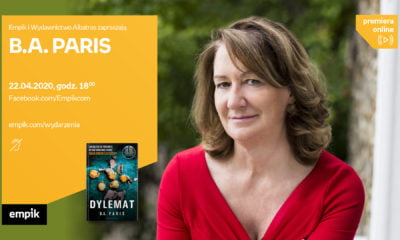 Zdjęcie okładkowe wpisu: B.A. Paris na żywo – spotkanie ze słynną pisarką… online