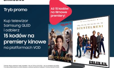Zdjęcie okładkowe wpisu: Telewizory QLED z voucherami na premiery filmowe
