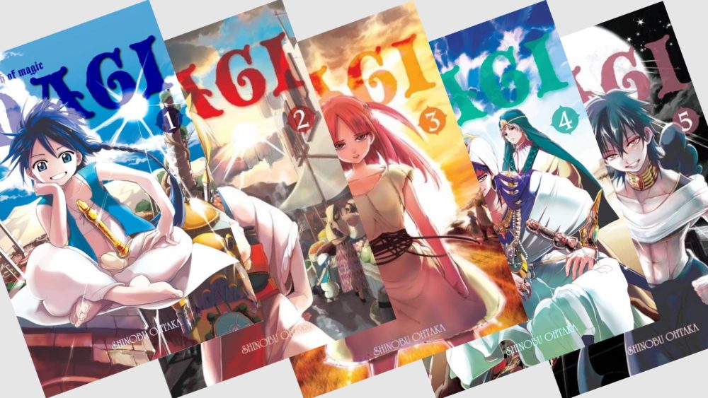 Zdjęcie okładkowe wpisu: Magi: Labyrinth of Magic tomy 1-5 – recenzja mangi
