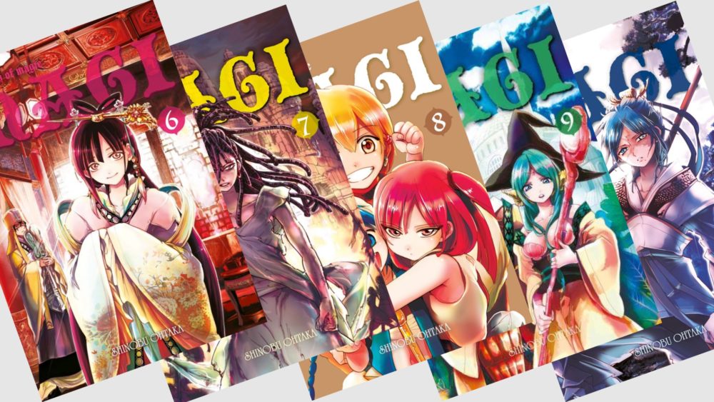 Zdjęcie okładkowe wpisu: Magi: Labyrinth of Magic tomy 6-10 – recenzja mangi