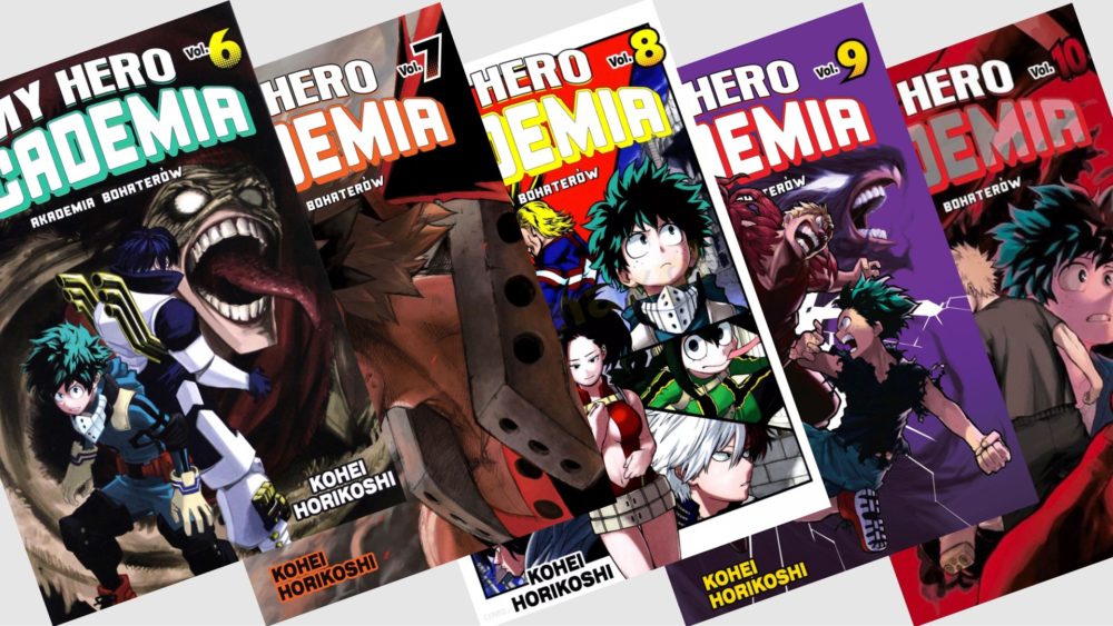 Zdjęcie okładkowe wpisu: My Hero Academia tomy 6-10 – recenzja mangi