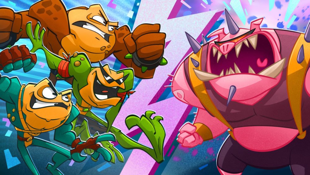 Zdjęcie okładkowe wpisu: Battletoads: Anarchic Amphibians – nowa generacja słynnej gry dostępna już od 20 sierpnia!