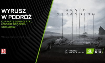 Zdjęcie okładkowe wpisu: Gra Death Stranding w promocji z kartami graficznymi GeForce RTX