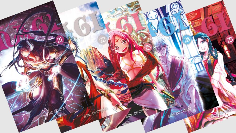 Zdjęcie okładkowe wpisu: Magi: Labyrinth of Magic tomy 21-25 – recenzja mangi