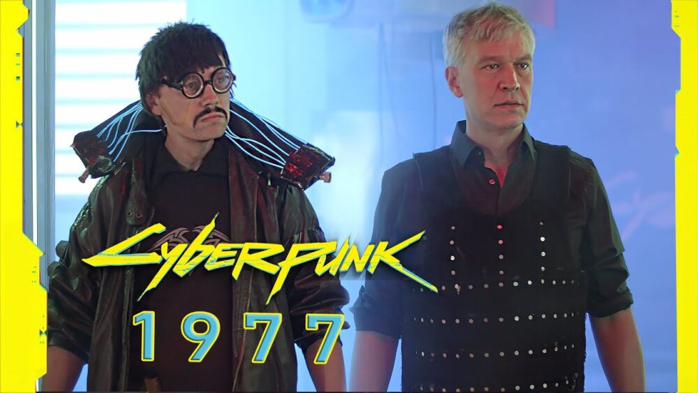 Zdjęcie okładkowe wpisu: Cyberpunk 1977 – Michał Żebrowski w parodii zwiastuna gry Cyberpunk 2077