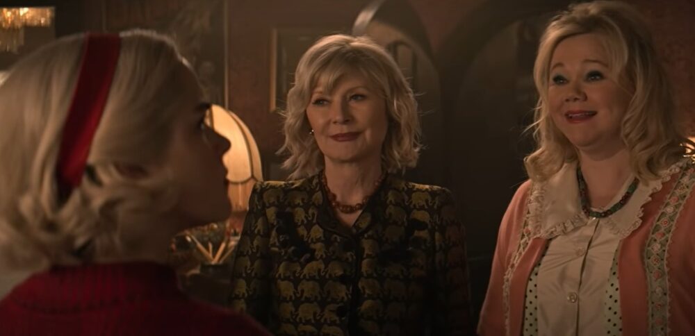 Zdjęcie okładkowe wpisu: Chilling Adventures of Sabrina – nowy fragment 4. sezonu. Parodiowanie poprzedniej wersji serialu!