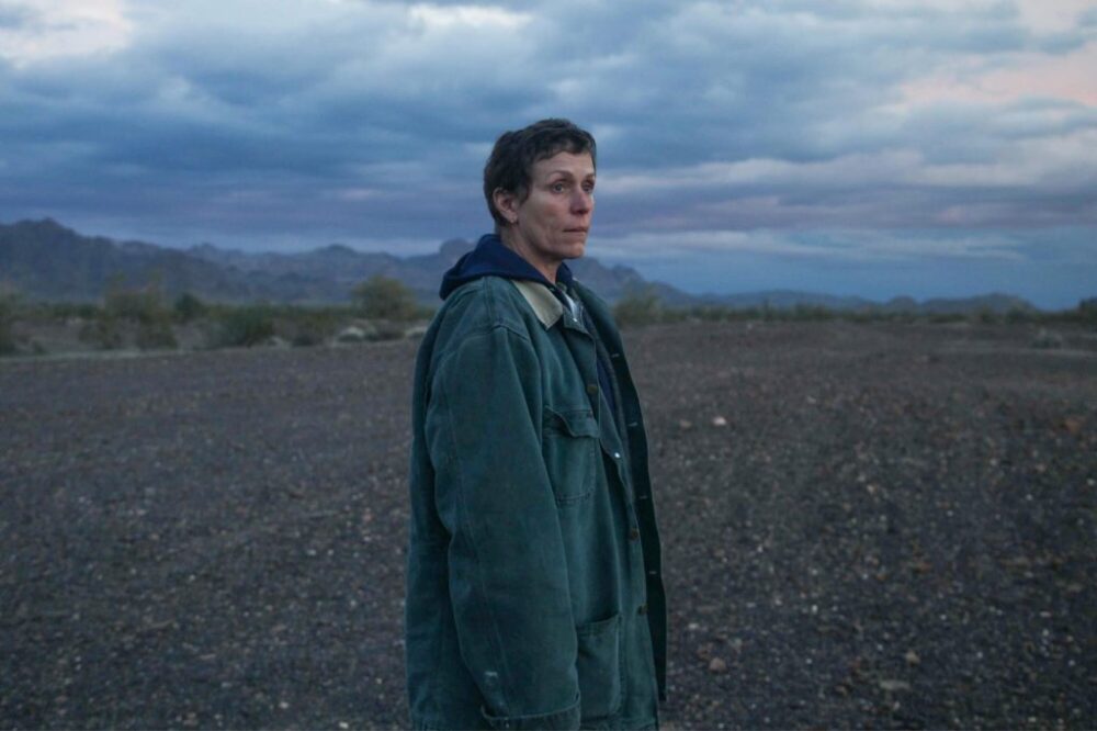 Zdjęcie okładkowe wpisu: Nomadland – IMAX-owy plakat filmu z Frances McDormand