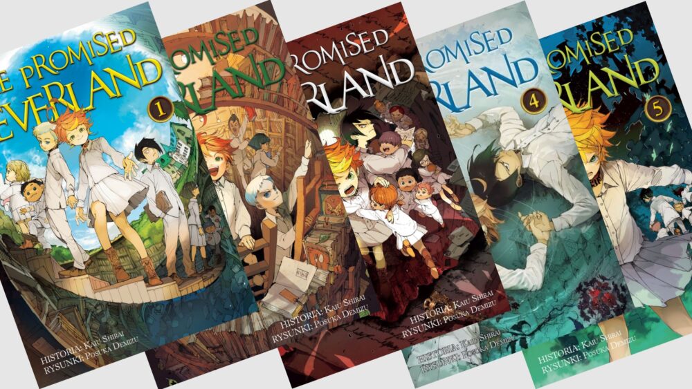 Zdjęcie okładkowe wpisu: The Promised Neverland tomy 1-5 – recenzja mangi