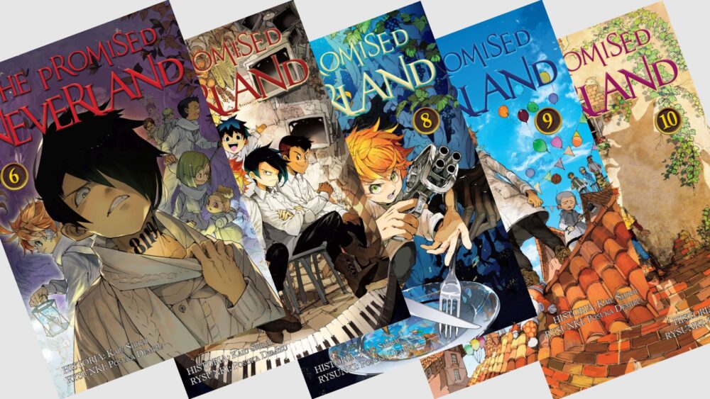 Zdjęcie okładkowe wpisu: The Promised Neverland tomy 6-10 – recenzja mangi