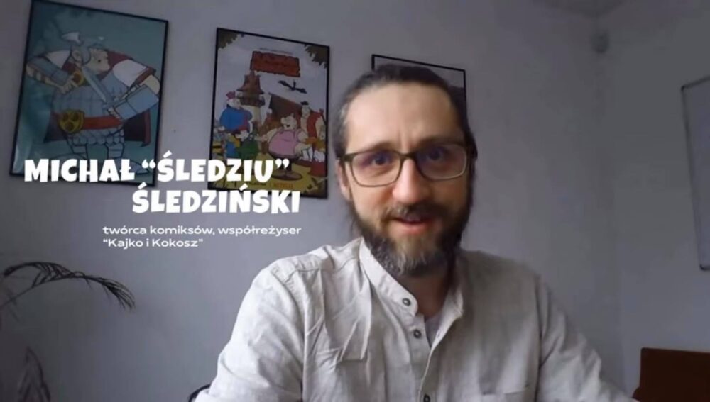 Zdjęcie okładkowe wpisu: Michał Śledziński pokazuje, jak narysować Kajka i Kokosza!