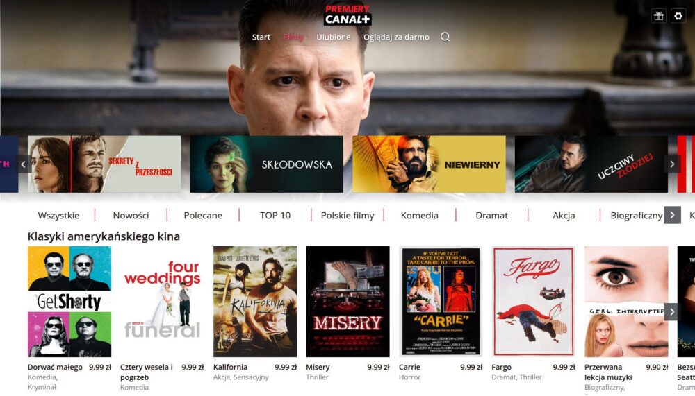 Zdjęcie okładkowe wpisu: Filmy wytwórni Metro Goldwyn Mayer dostępne w ofercie na życzenie CANAL+ Polska