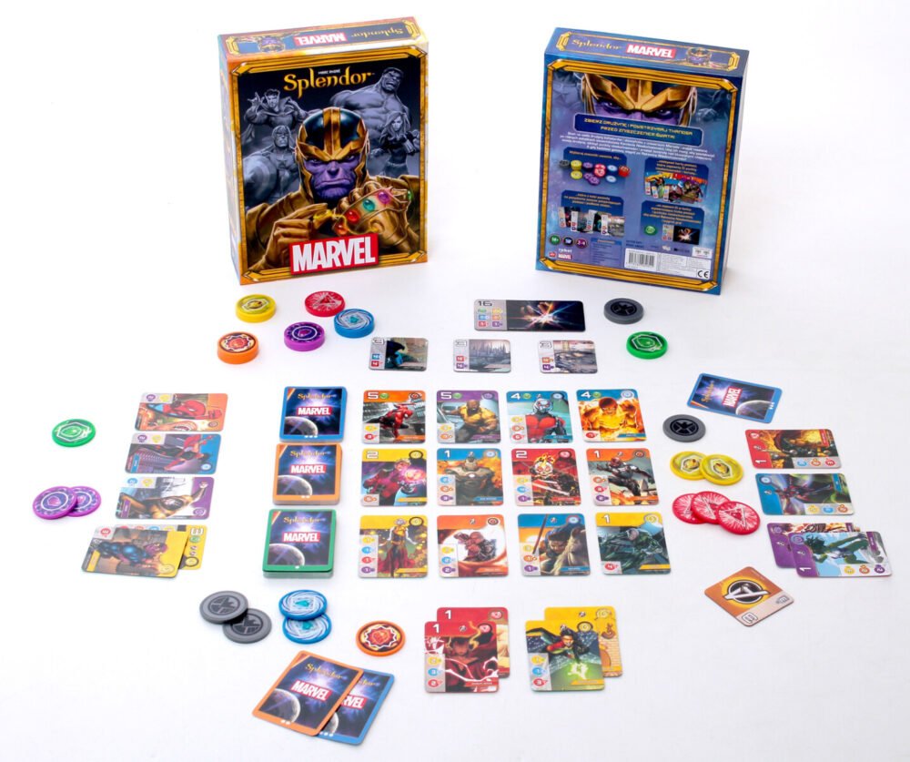 Zdjęcie okładkowe wpisu: Splendor Marvel – recenzja gry planszowej