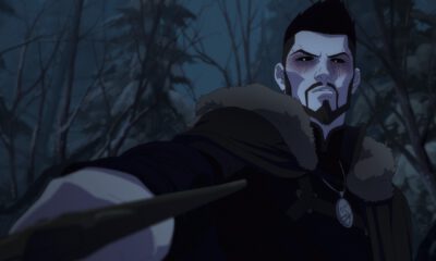 Zdjęcie okładkowe wpisu: Wiedźmin: Zmora Wilka – recenzja filmu anime. Wiedźmin złożył palce w znak Aard…