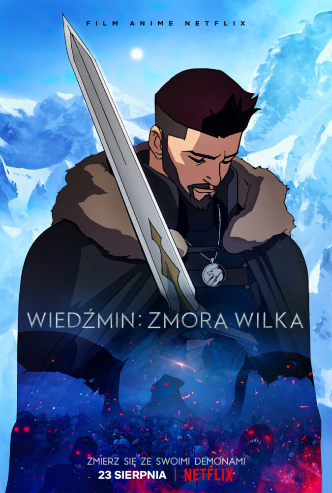 Wiedźmin: Zmora Wilka – recenzja filmu anime. Wiedźmin złożył palce w znak Aard…