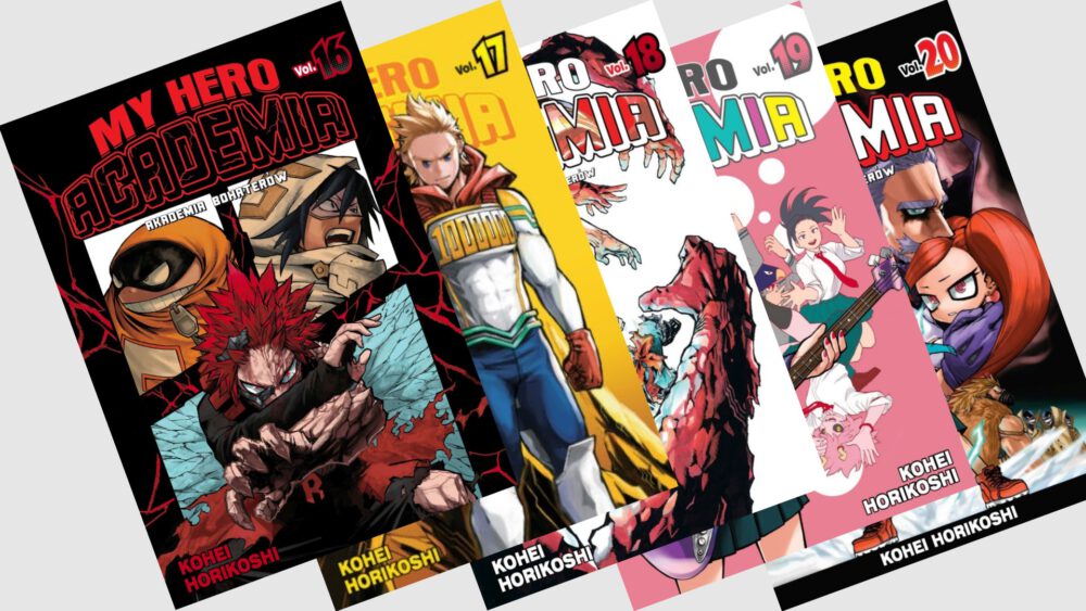 Zdjęcie okładkowe wpisu: My Hero Academia tomy 16-20 – recenzja mangi