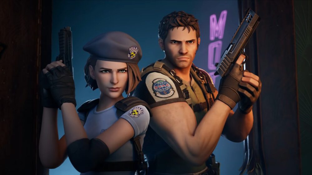 Zdjęcie okładkowe wpisu: Fortnite – Jill Valentine i Chris Redfield z serii Resident Evil trafili do gry!