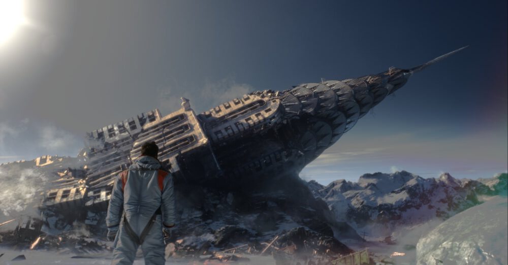 Zdjęcie okładkowe wpisu: Moonfall – nowe zdjęcia z nadchodzącego filmu katastroficznego Rolanda Emmericha!