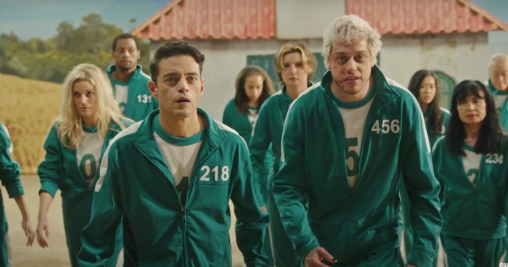 Zdjęcie okładkowe wpisu: Squid Game – Rami Malek i Pete Davidson w parodii serialu!