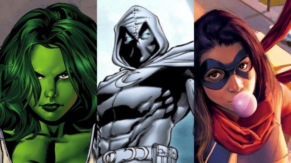 Zdjęcie okładkowe wpisu: She-Hulk, Moonknight oraz Ms. Marvel z teaserami! | Disney+ Day