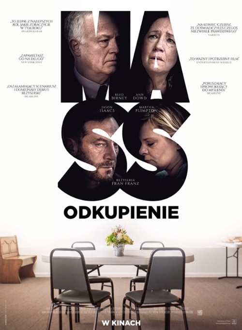 Odkupienie – czy dialog po tragedii jest możliwy? Recenzja filmu z Jasonem Isaacsem