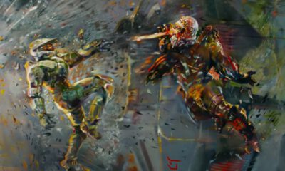 Zdjęcie okładkowe wpisu: Halo Infinite – Master Chief na obrazie, czyli nietypowe uczczenie premiery gry