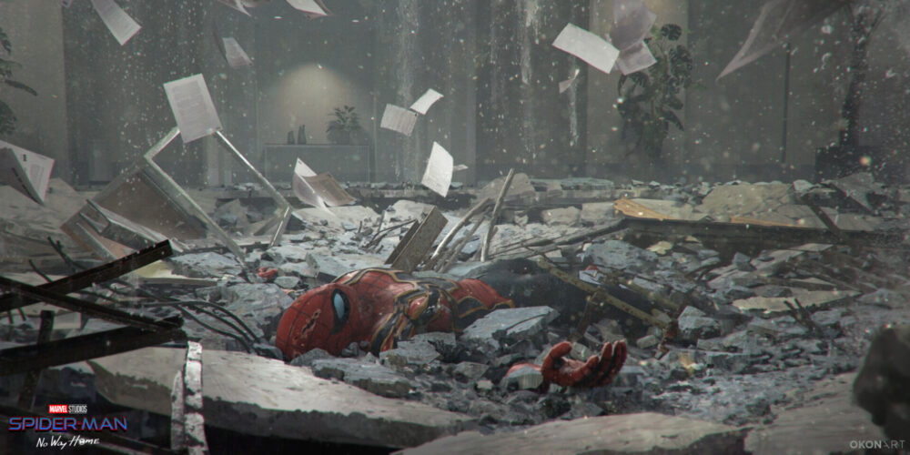 Zdjęcie okładkowe wpisu: Spider-Man: Bez drogi do domu – nowa grafika koncepcyjna pokazuje walkę Petera z Zielonym Goblinem!