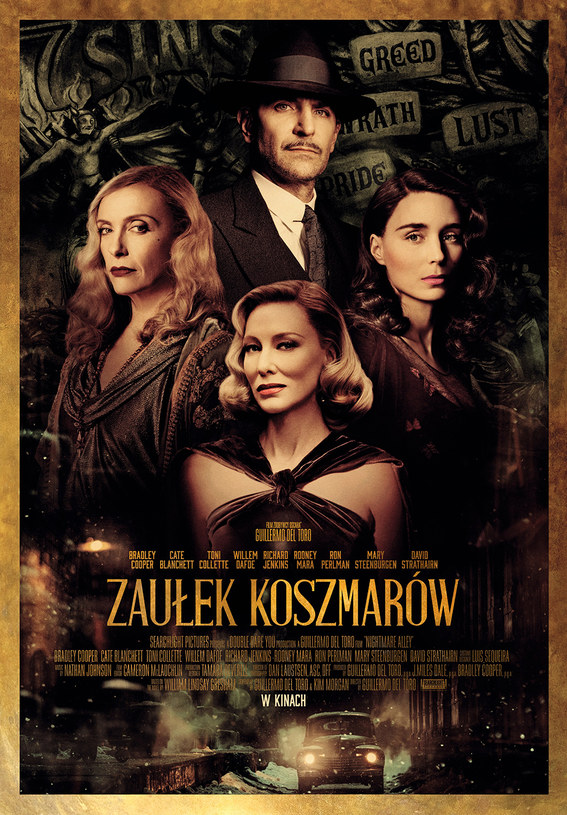 Zaułek koszmarów – recenzja filmu. Neo-noirowa kreacja Guillermo del Toro