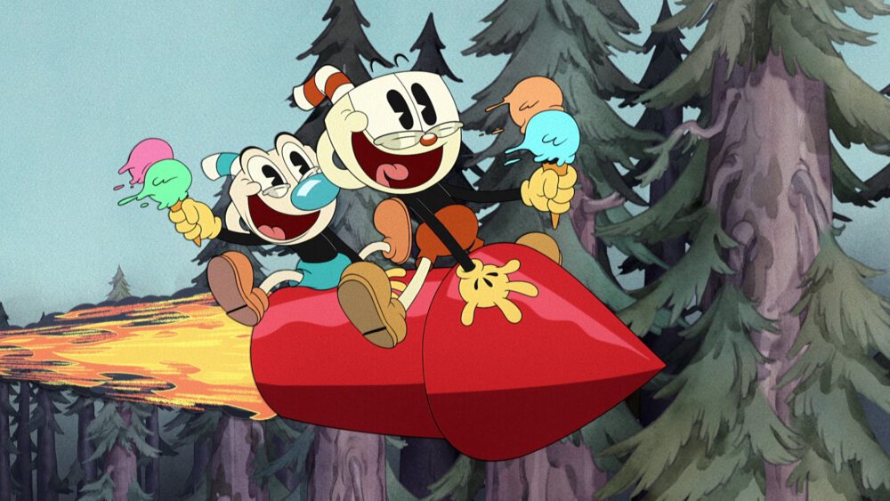 Zdjęcie okładkowe wpisu: The Cuphead Show – recenzja 1. sezonu serialu. Filuś i Kubuś?