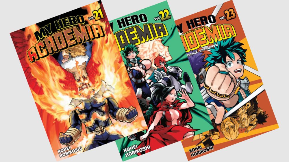 Zdjęcie okładkowe wpisu: My Hero Academia tomy 21-23 – recenzja mangi